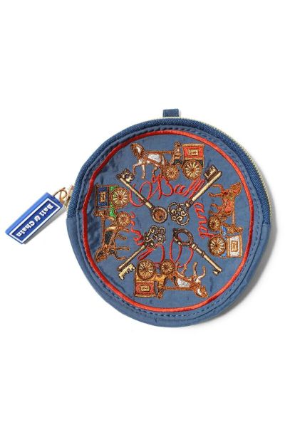 Ball & Chain Key & Carriage Round Pouch