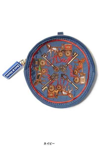 Ball & Chain Key & Carriage Round Pouch