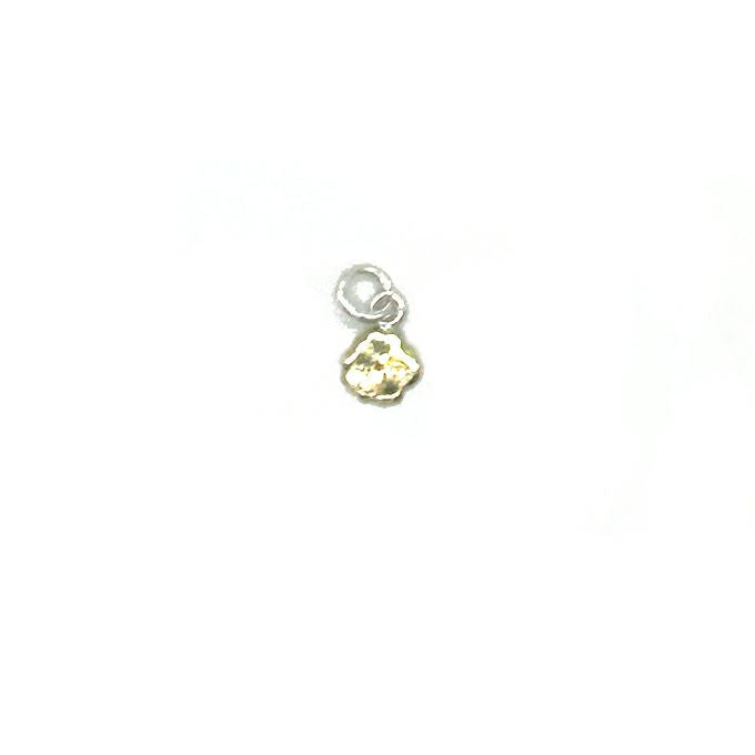 LARRY SMITH 18K GOLD ROSE PENDANT -EXTRA SMALL- RUBY