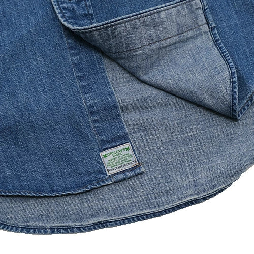 orSlow STANDARD BUTTON DOWN SHIRT Denim Used