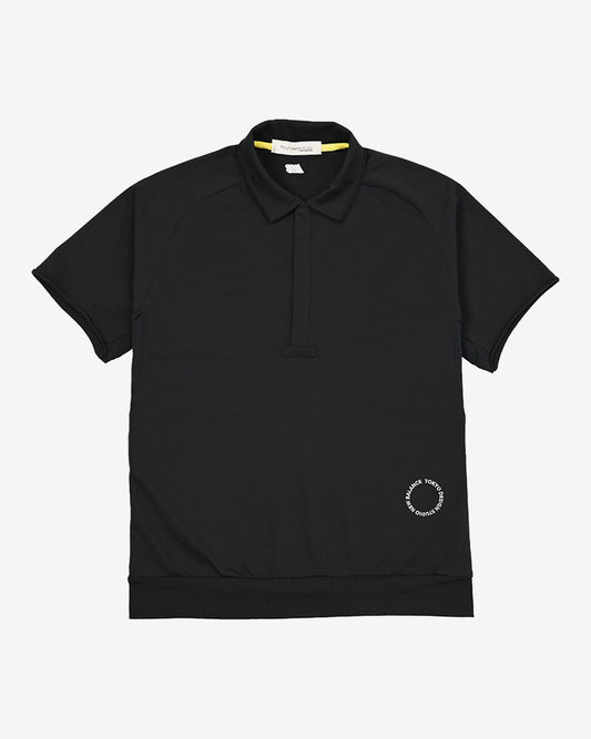 TOKYO DESIGN STUDIO New Balance Short Sleeve button down Polo - BK