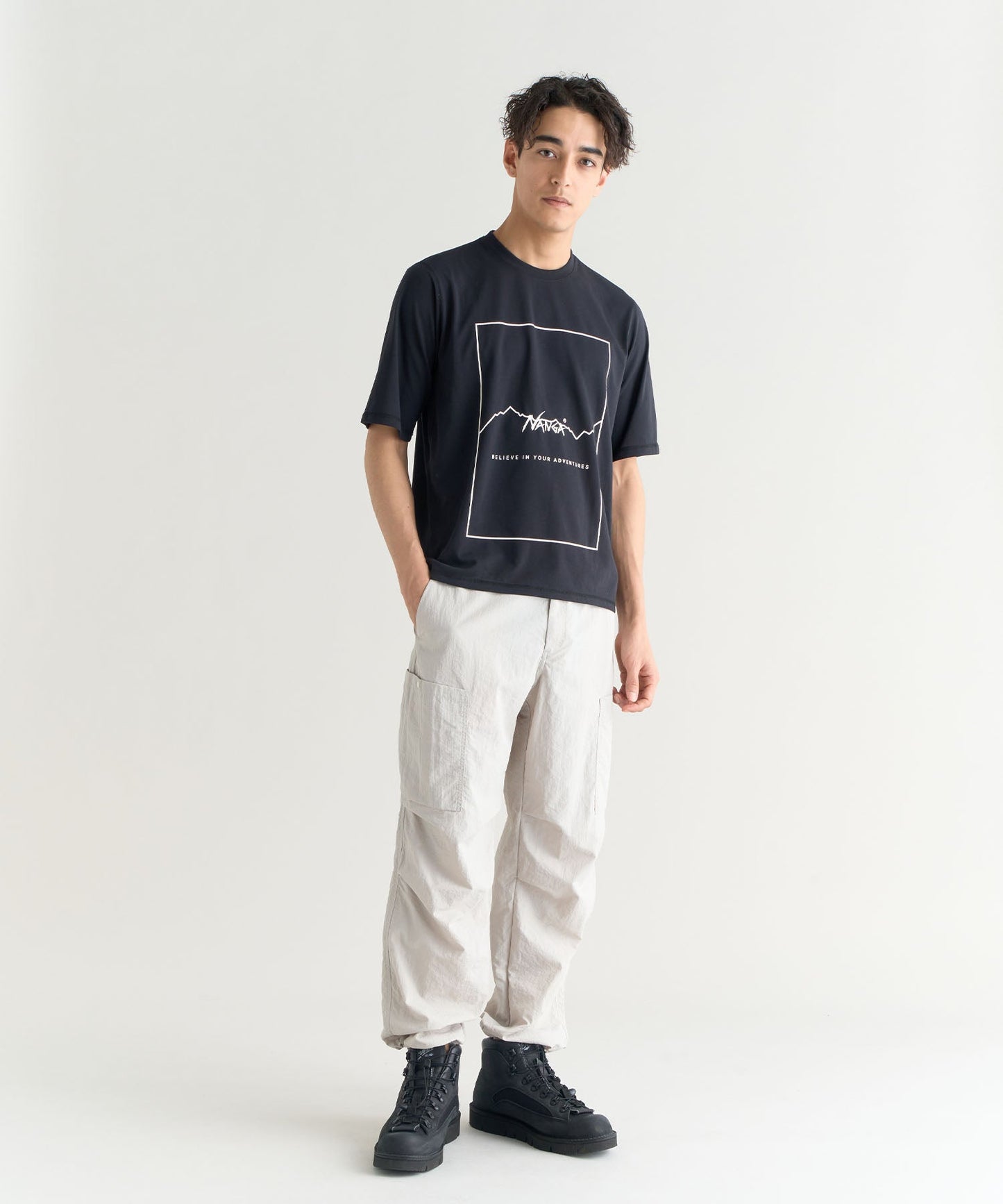 NANGA NYLON TUSSER CARGO PANTS