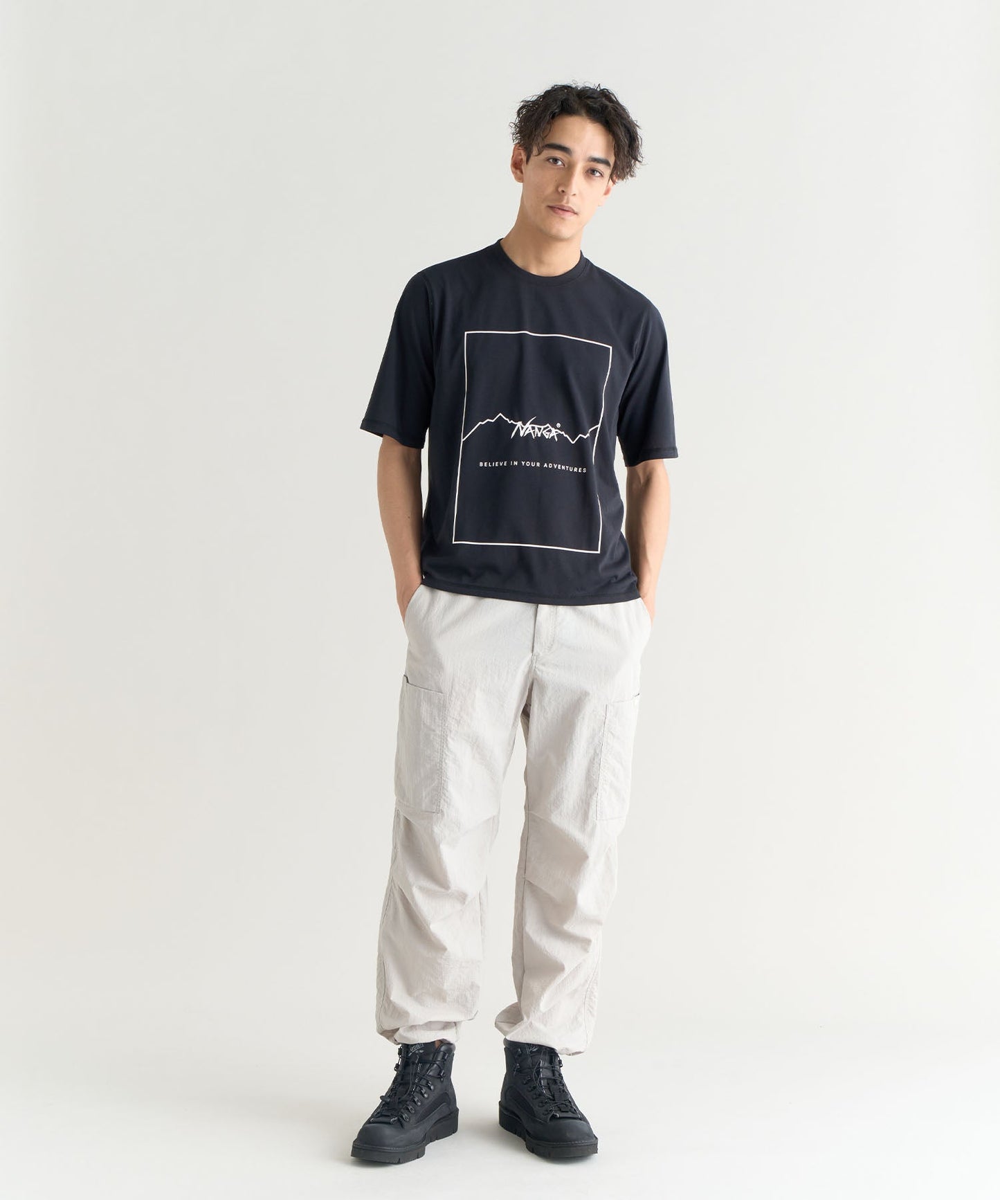 NANGA NYLON TUSSER CARGO PANTS