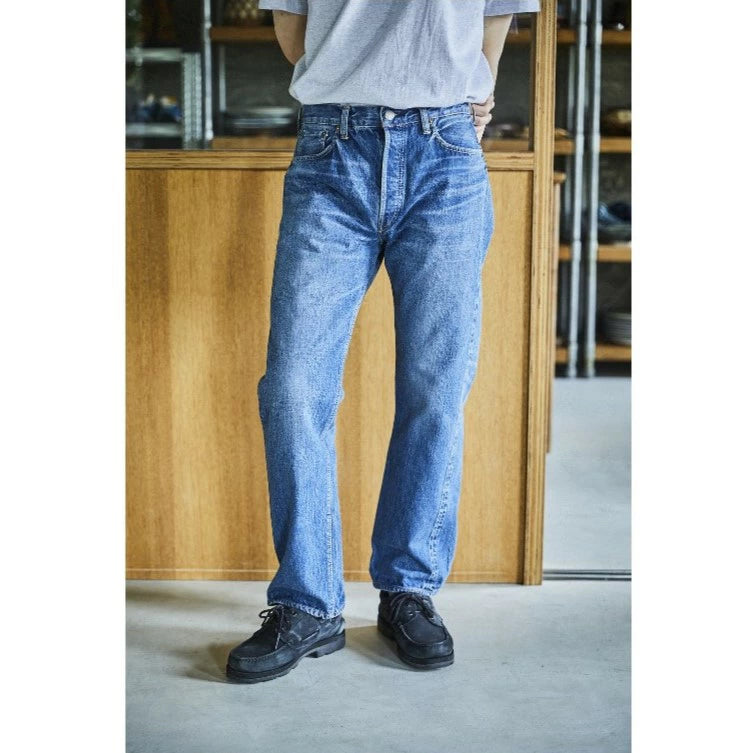 orSlow SHORT LENGTH 105 STANDARD SELVEDGE DENIM 2YR WASH orSlow SHORT LENGTH 105 STANDARD SELVEDGE DENIM 2YR WASH