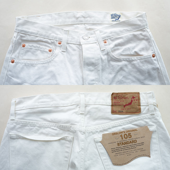 orSlow 105 80’s DENIM WHITE