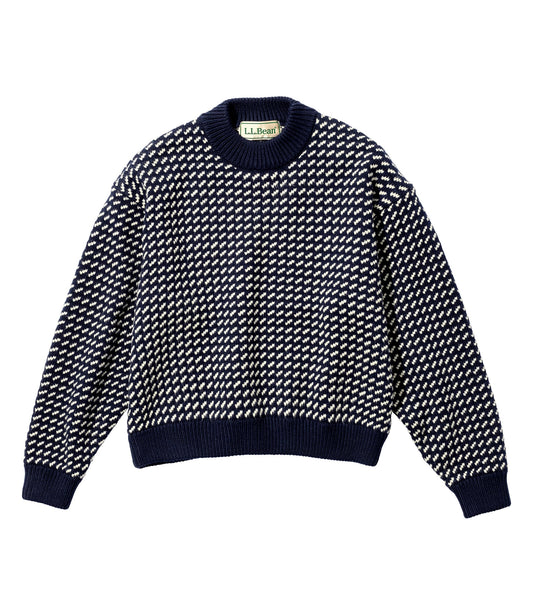 L.L.Bean JAPAN EDITION Women's Wayne Sweater Bird's-Eye