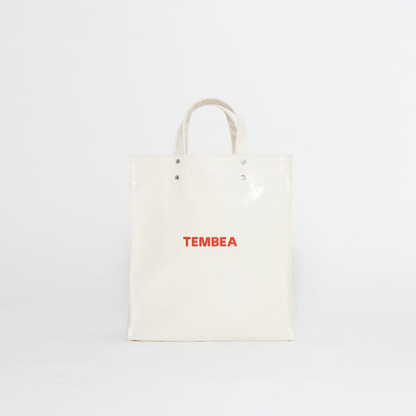 TEMBEA PVC PAPER TOTE MEDIUM LOGO – unexpected store