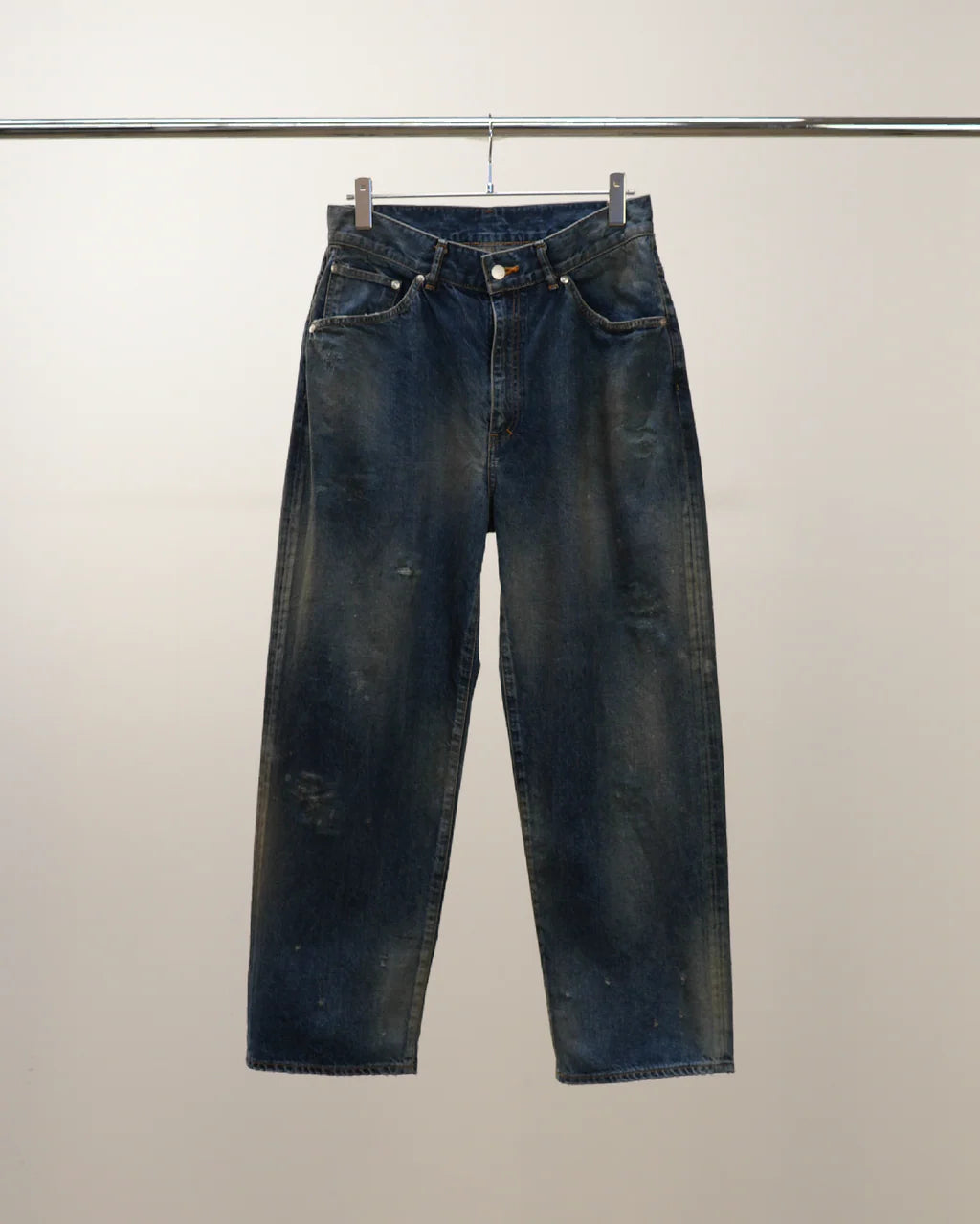 ANCELLM DENIM PANTS #02 AGING01 (INDIGO) – unexpected store