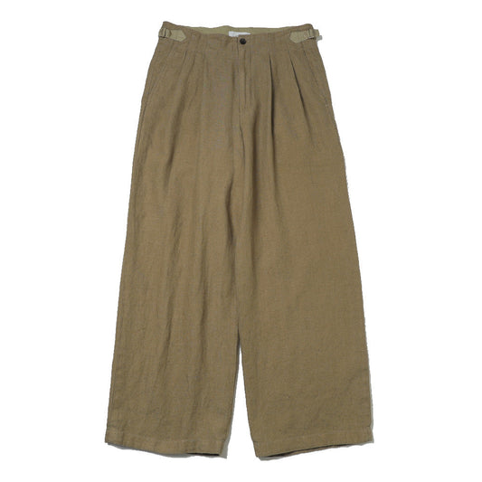 marka Two Tuck Military Trousers Linen Canvas