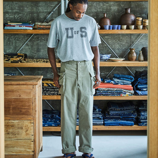 orSlow U.S ARMY 2 POCKET CARGO PANTS Army Green