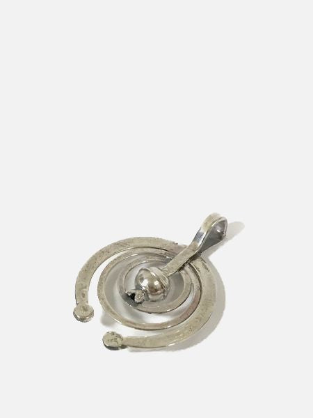 LARRY SMITH CIRCLE NAJA PENDANT -SQUASH BLOSSOM-