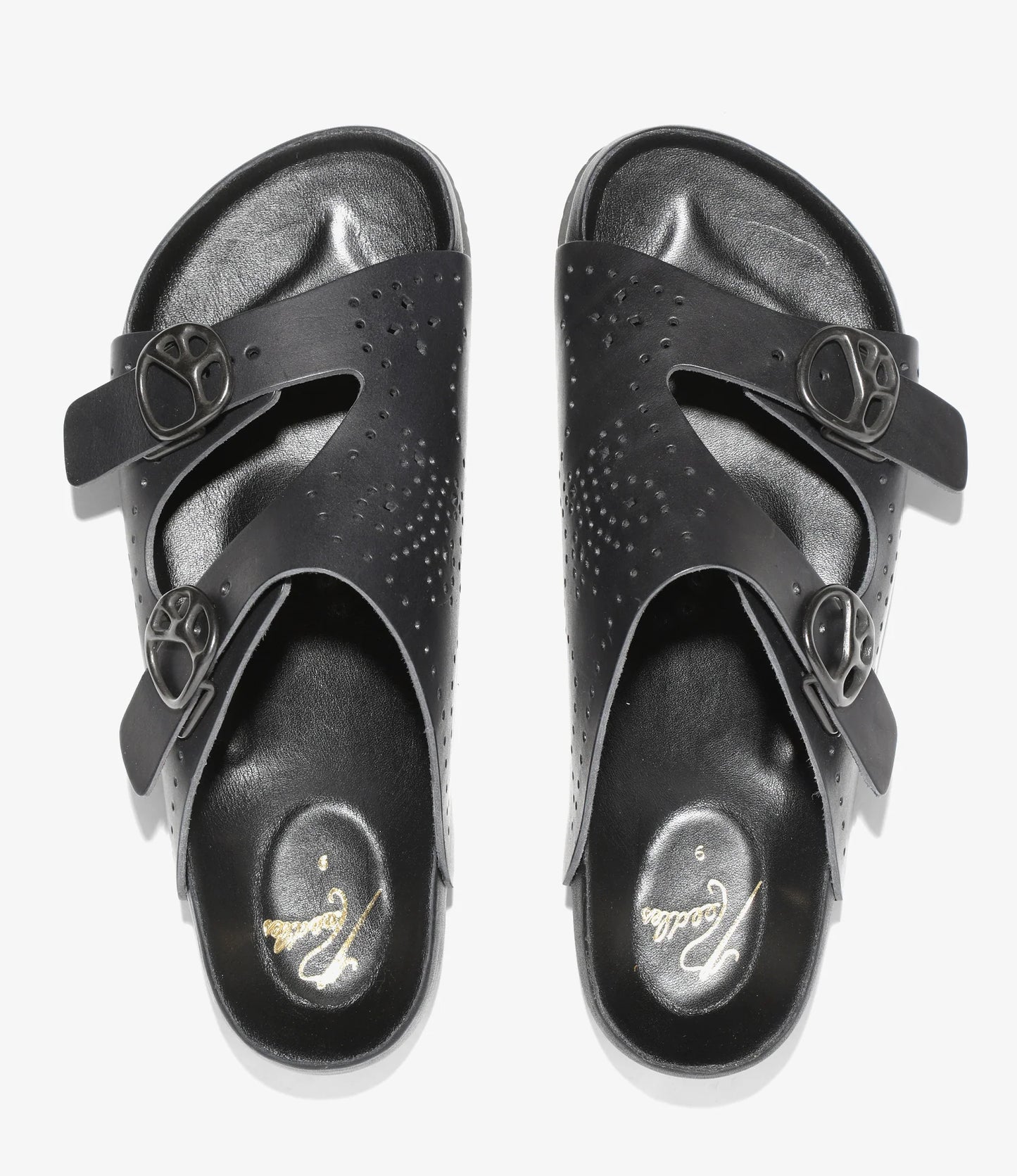 Needles Double Strap Sandal - Smooth Leather
