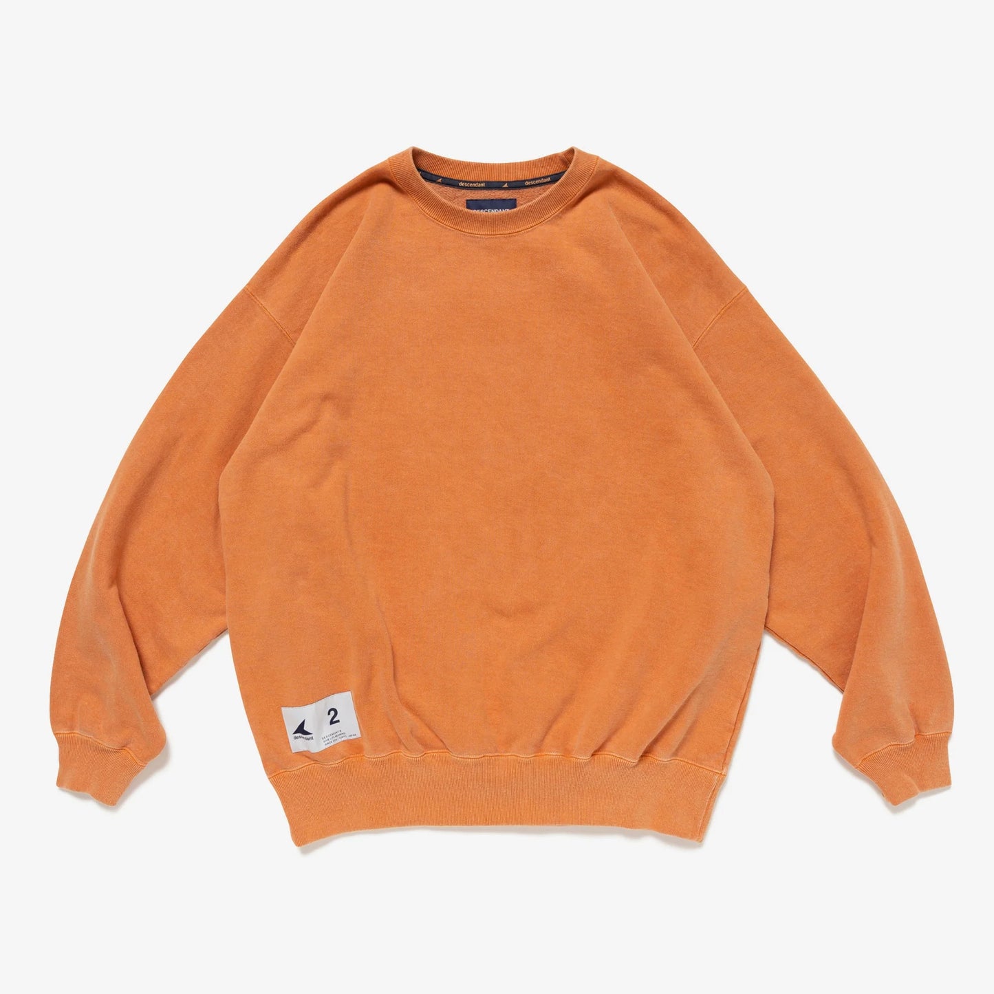 DESCENDANT CETUS CREW NECK PIGMENT DYE