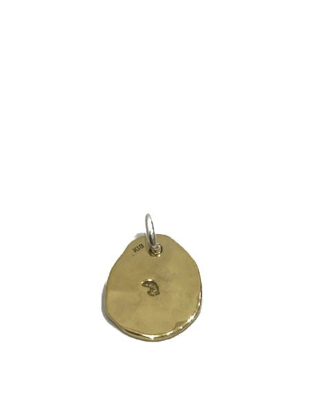 LARRY SMITH EAGLE HEAD PENDANT -18K-