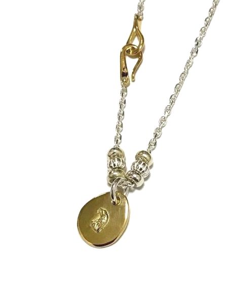 LARRY SMITH EAGLE HEAD PENDANT -18K-