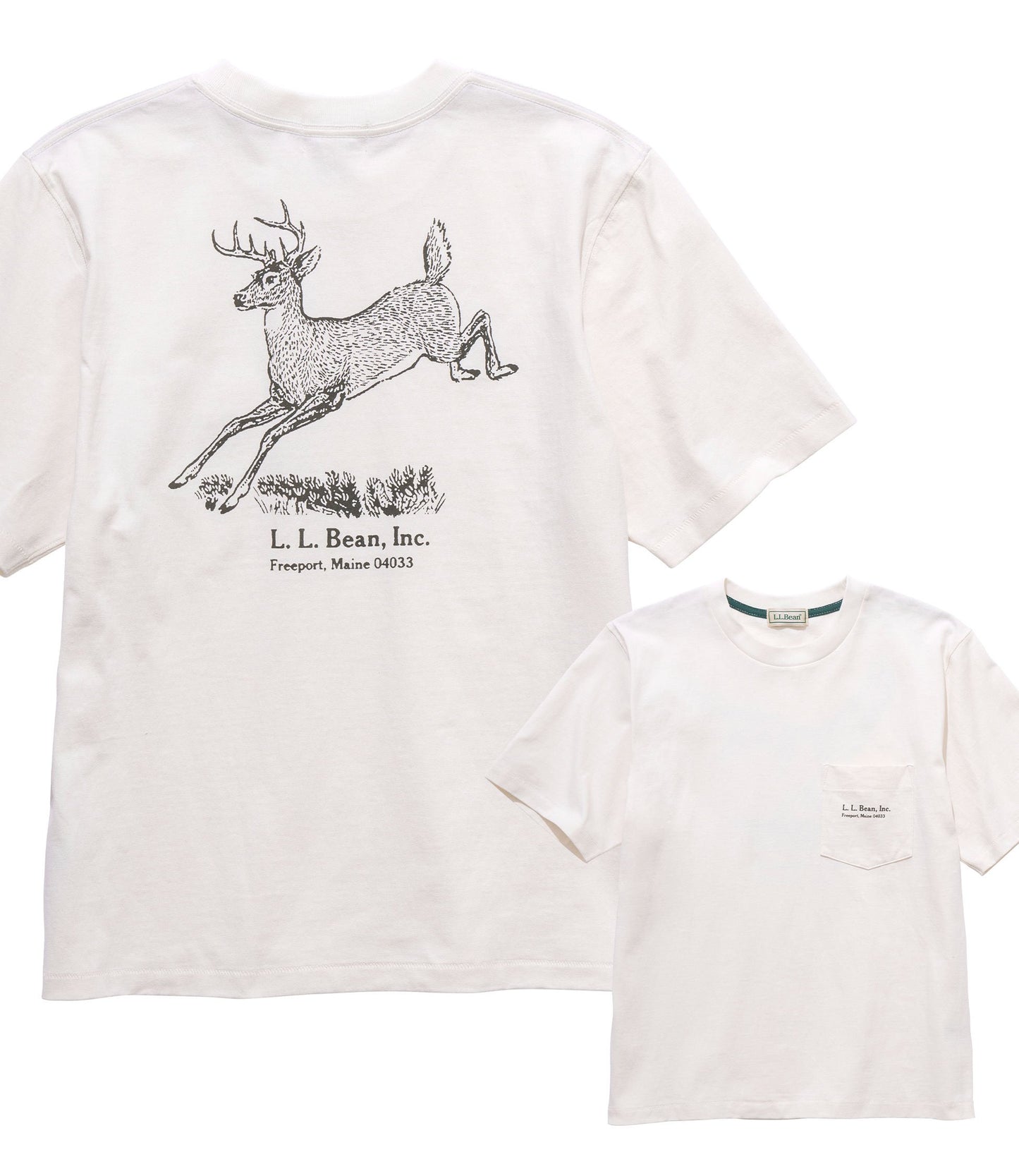 L.L.Bean JAPAN EDITION Women's Morrill Short-Sleeve Animal Graphic Tee