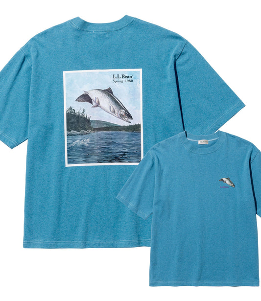 L.L.Bean JAPAN EDITION Bean's 1980 Short-Sleeve Catalog Trout Tee