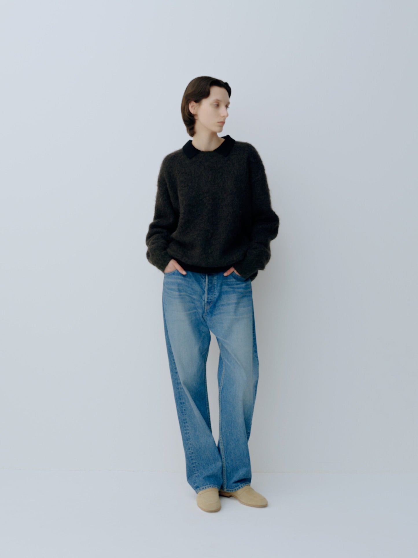 ssstein RELAX FIT DENIM PANTS