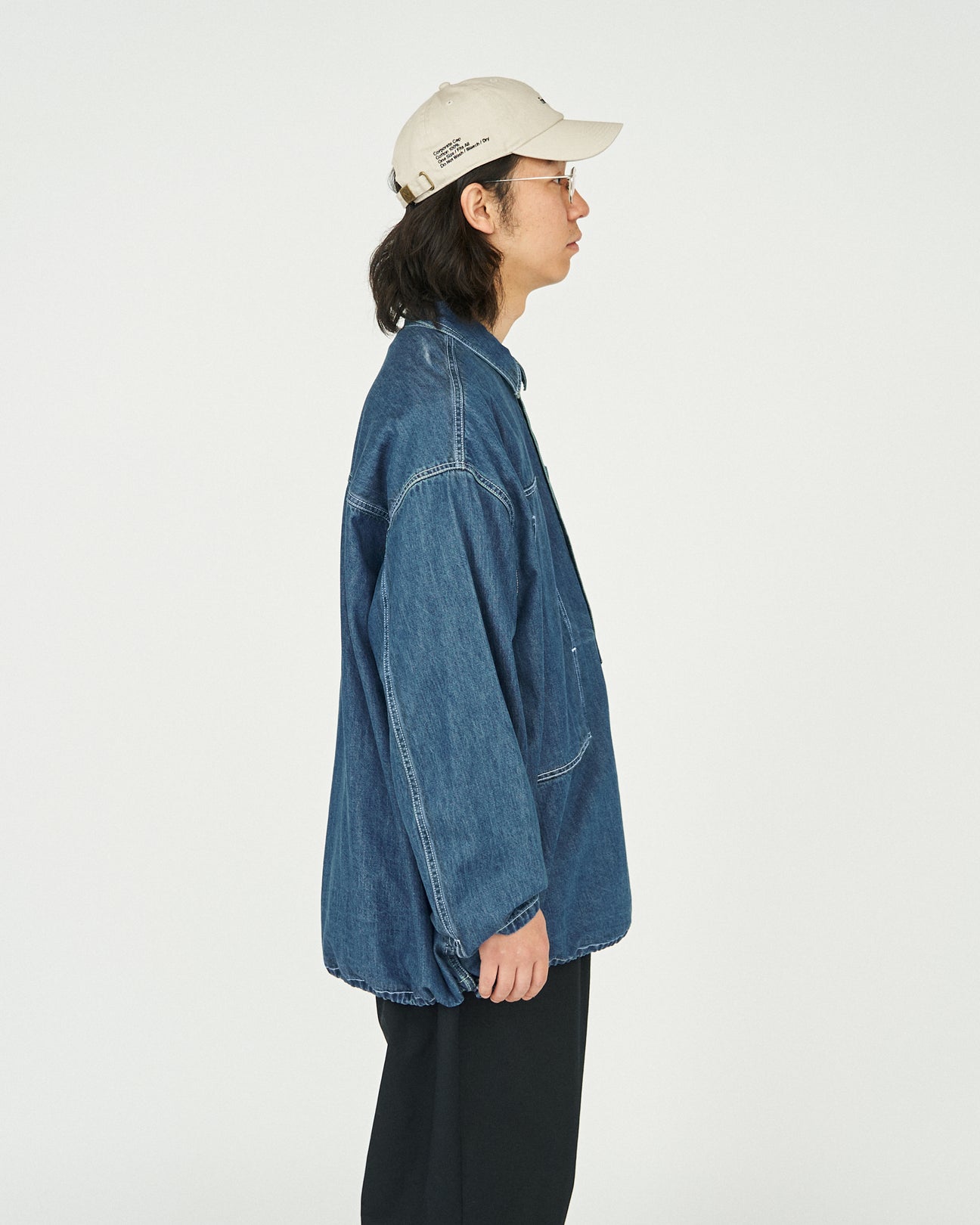 FreshService DENIM PULLOVER SHIRT (FADE INDIGO)