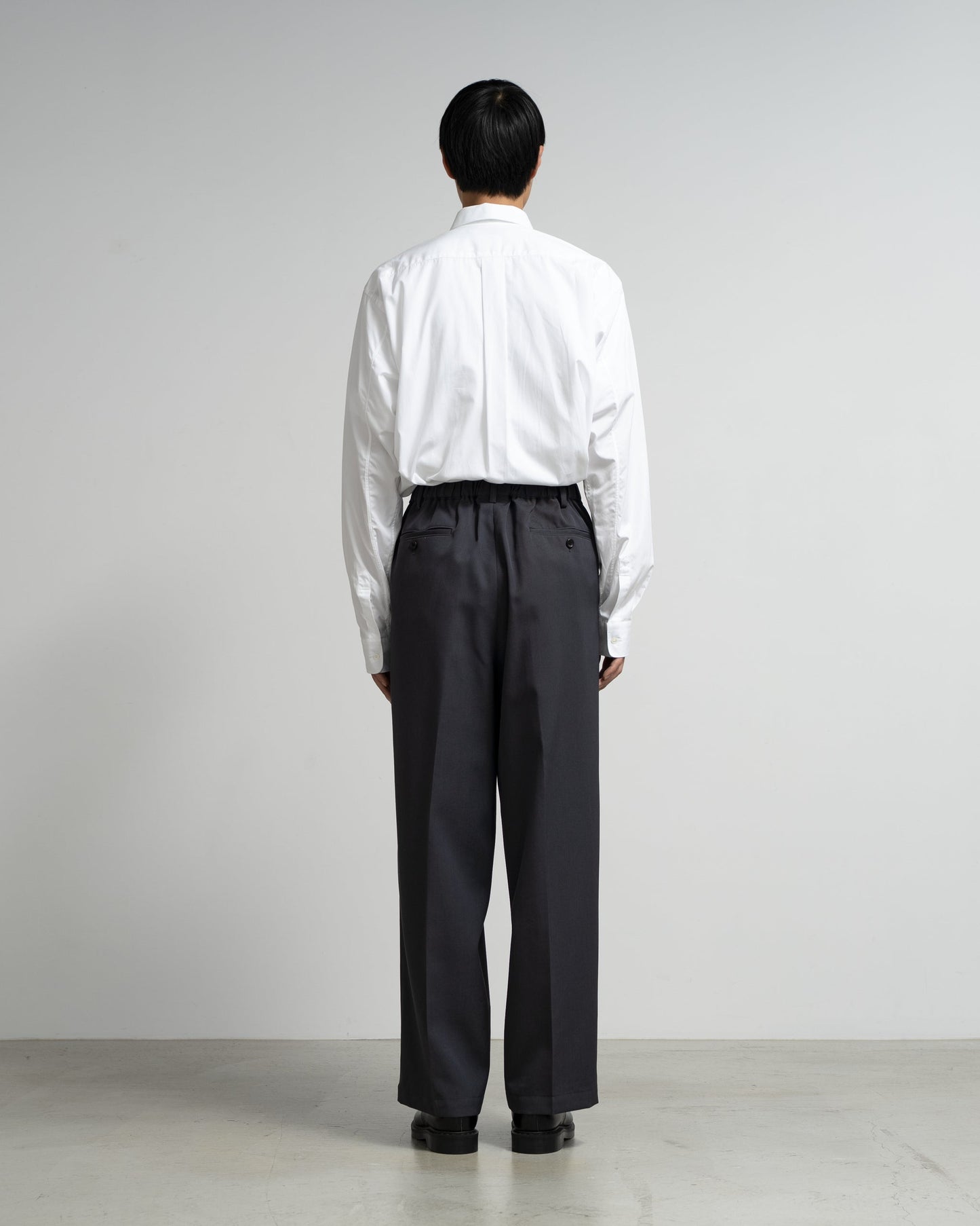 Graphpaper Scale Off Wool Wide Slacks