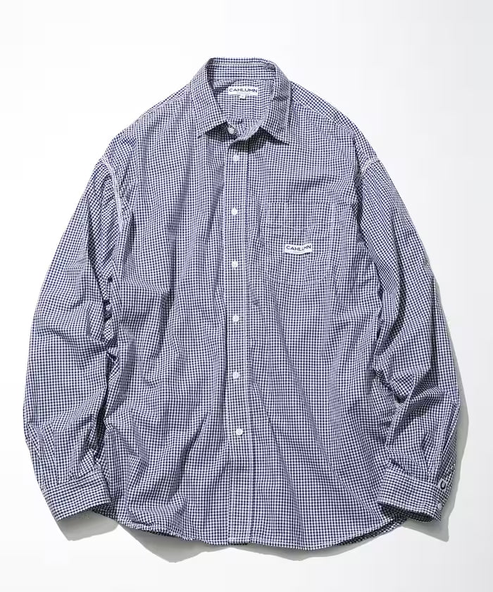 CAHLUMN Magazine Pocket Chain Stitch Shirt