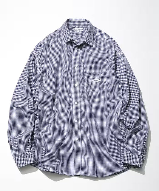 CAHLUMN Magazine Pocket Chain Stitch Shirt