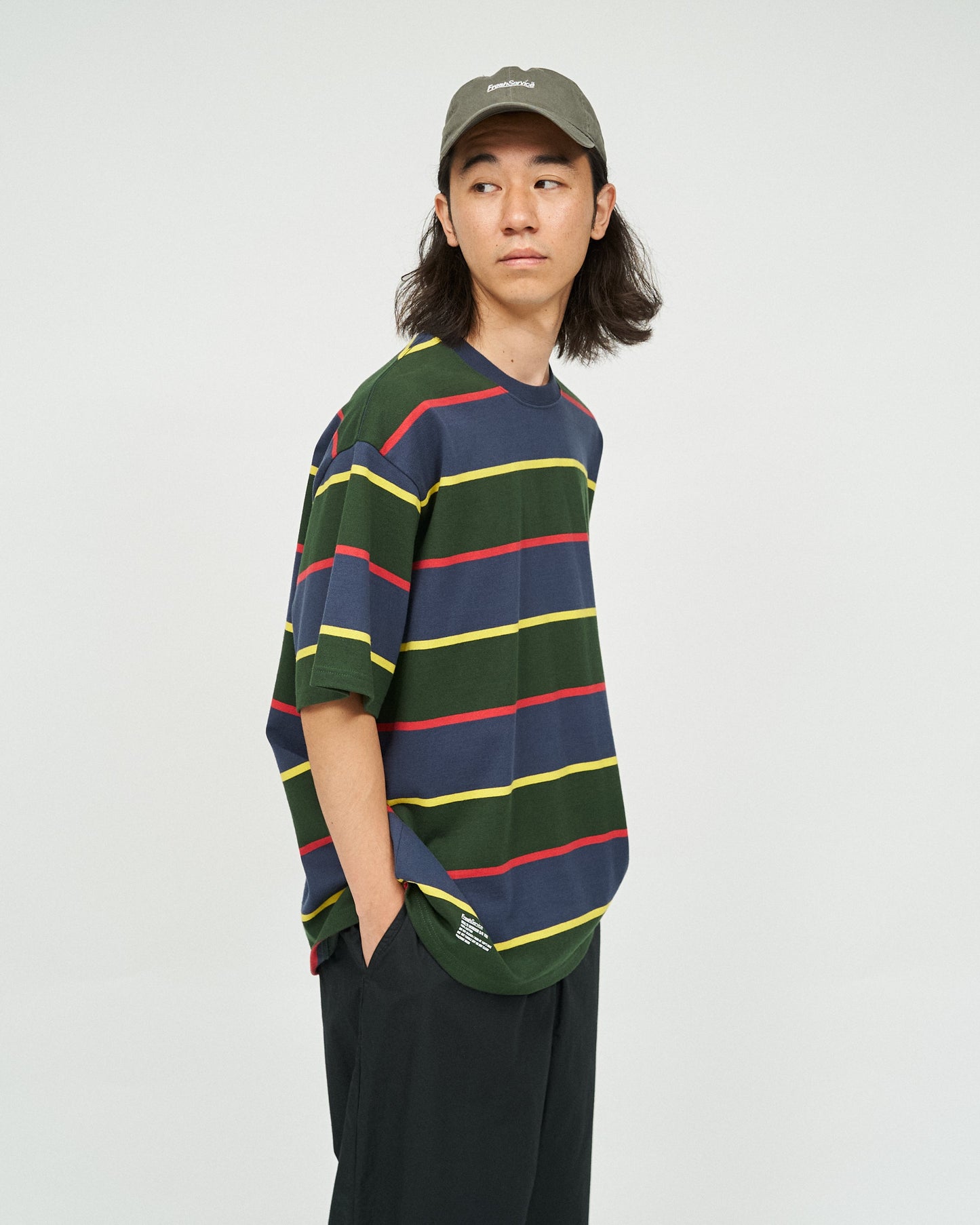 FreshService MULTI BORDER S/S TEE