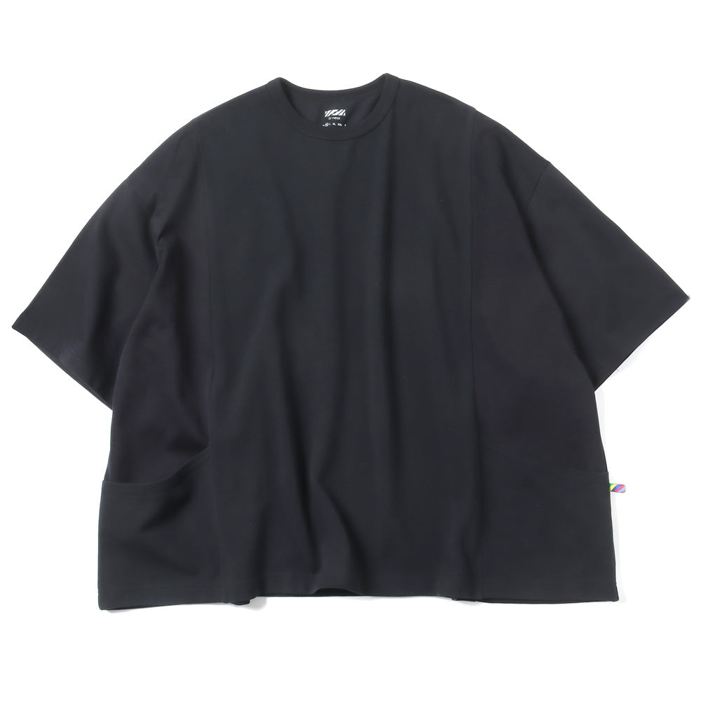 is-ness SWITCHING MOSS T-SHIRT