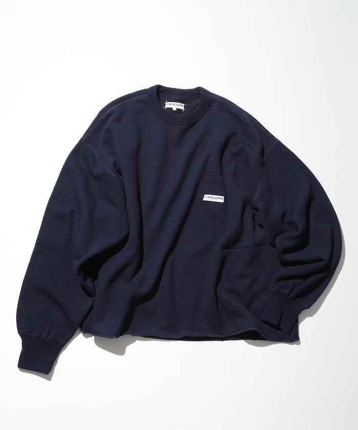 CAHLUMN Wool Cotton Loop Back Sweatshirt