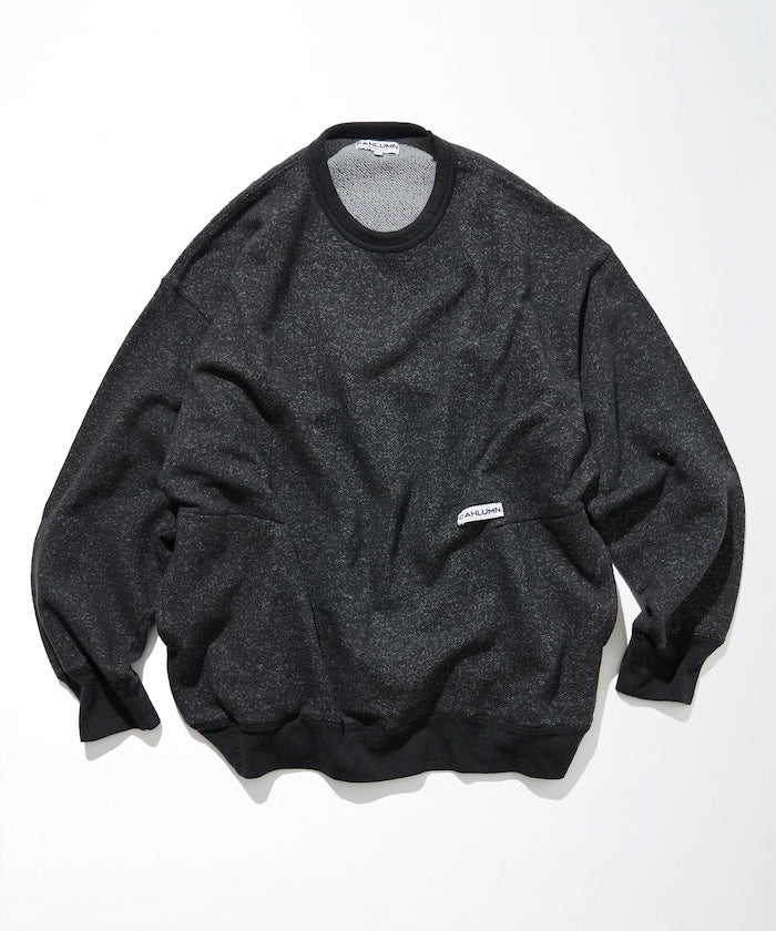 CAHLUMN Merino Wool+Cotton Loop Back heather Sweatshirt