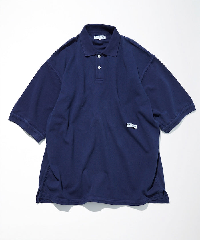 CAHLUMN Over dye Polo Shirt