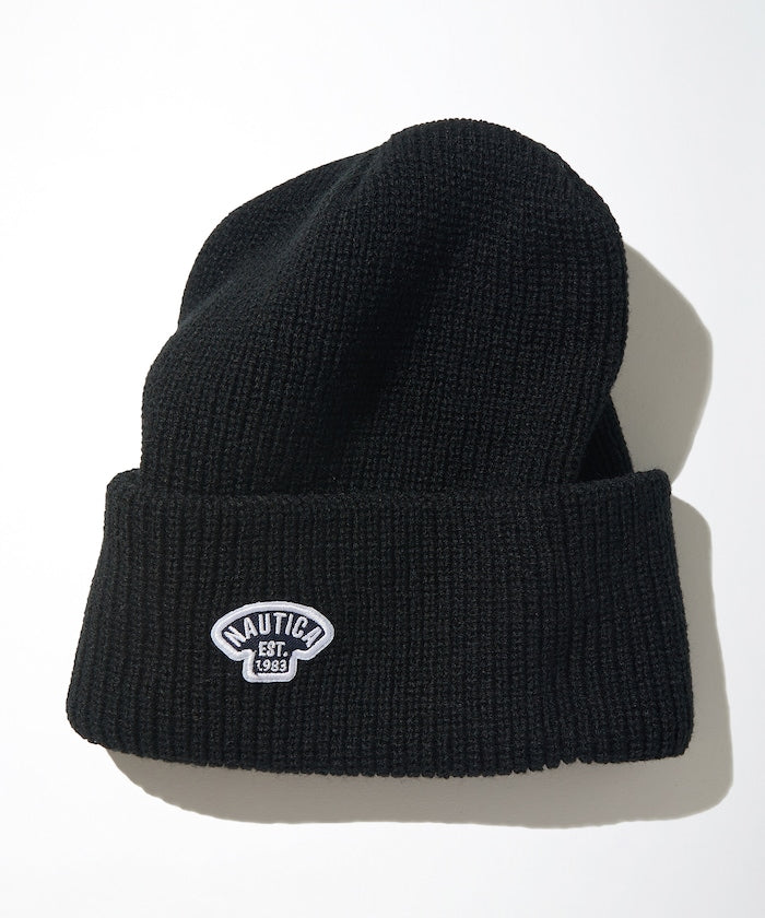 NAUTICA JAPAN Small Patch Logo Knit Beanie