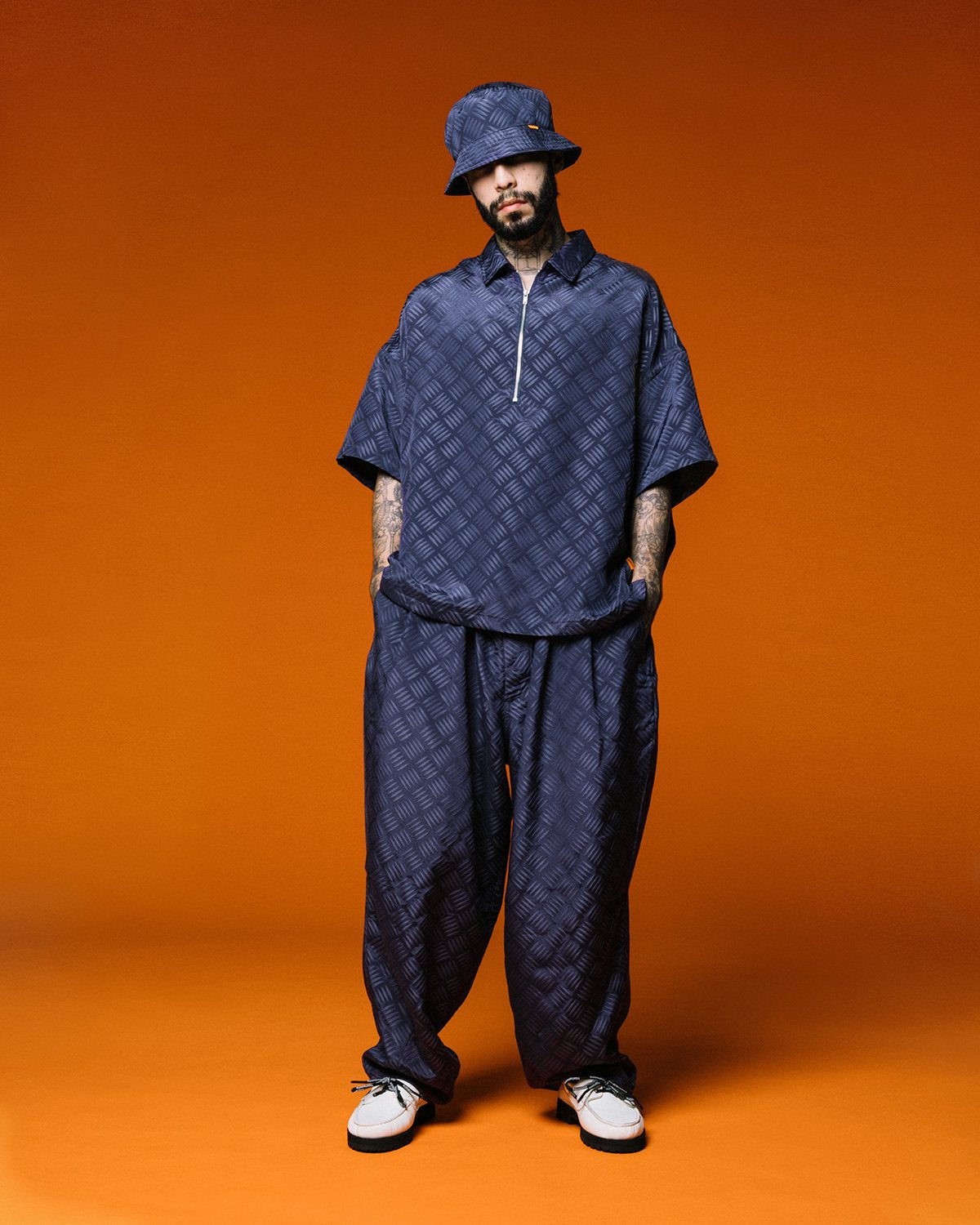 TIGHTBOOTH CHECKER PLATE BALLOON PANTS