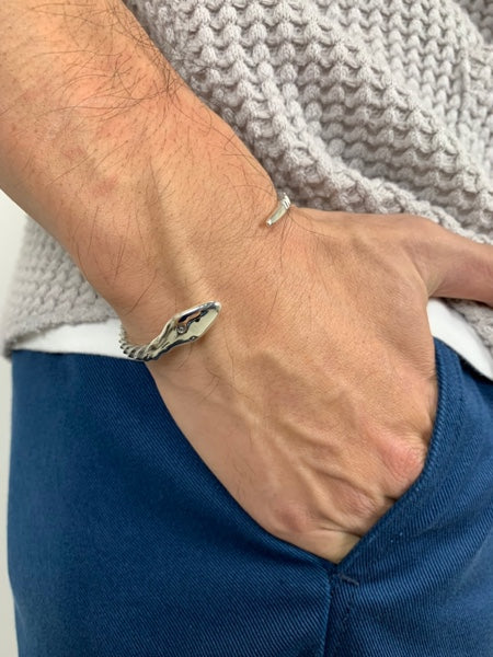 LARRY SMITH SNAKE BRACELET -M-