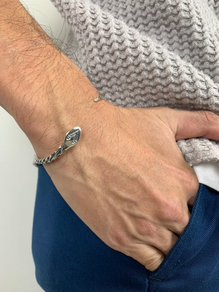 LARRY SMITH SNAKE BRACELET -S-