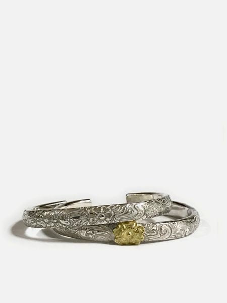 LARRY SMITH KARAKUSA BRACELET -SV x 18K-