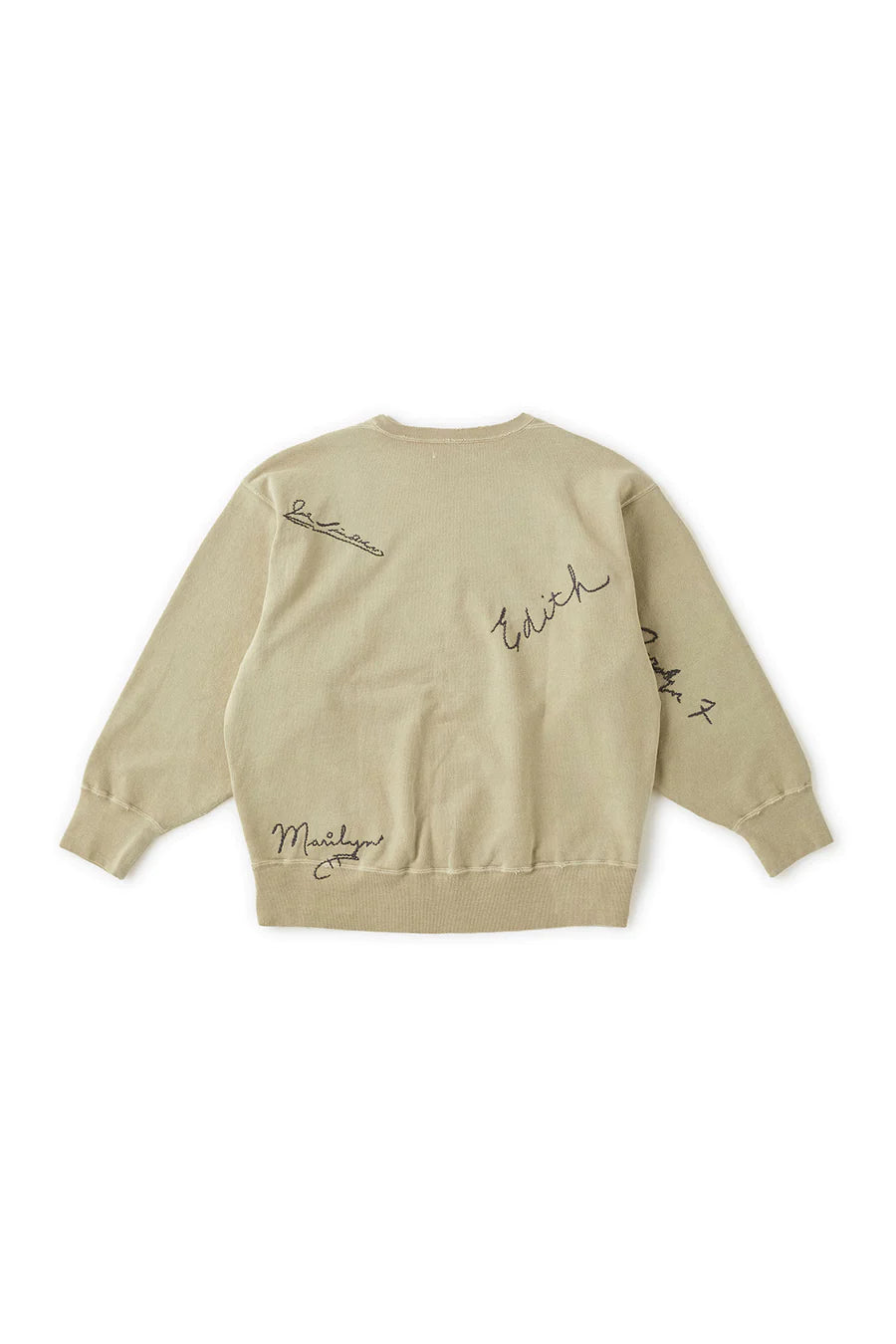 OLD JOE & CO. PATINA COTTON SWEAT CREW-NECK (memorial embroidery) - 231OJ-CT14