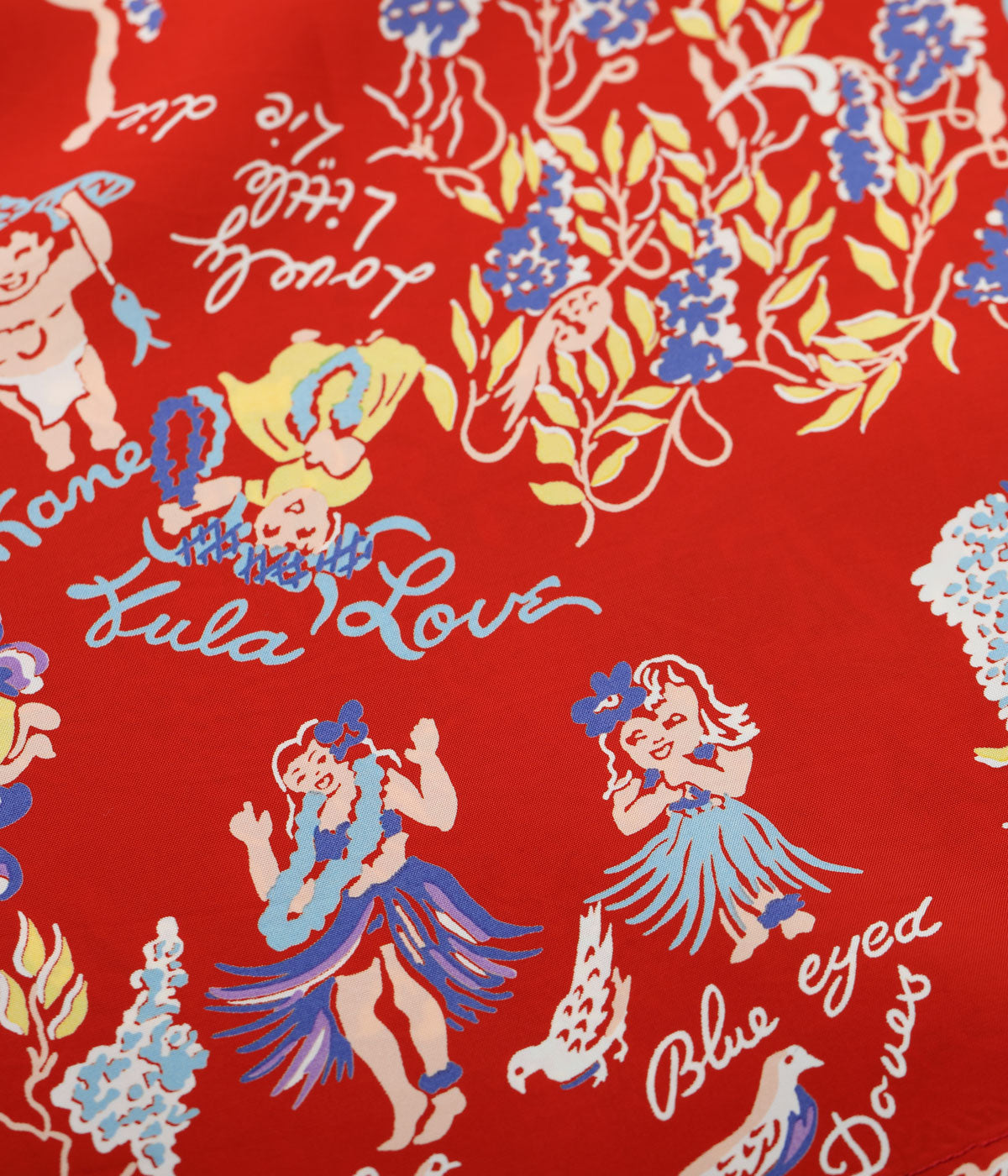 SUN SURF RAYON HAWAIIAN SHIRT “MOEUHANE -DREAM CASTLE-”