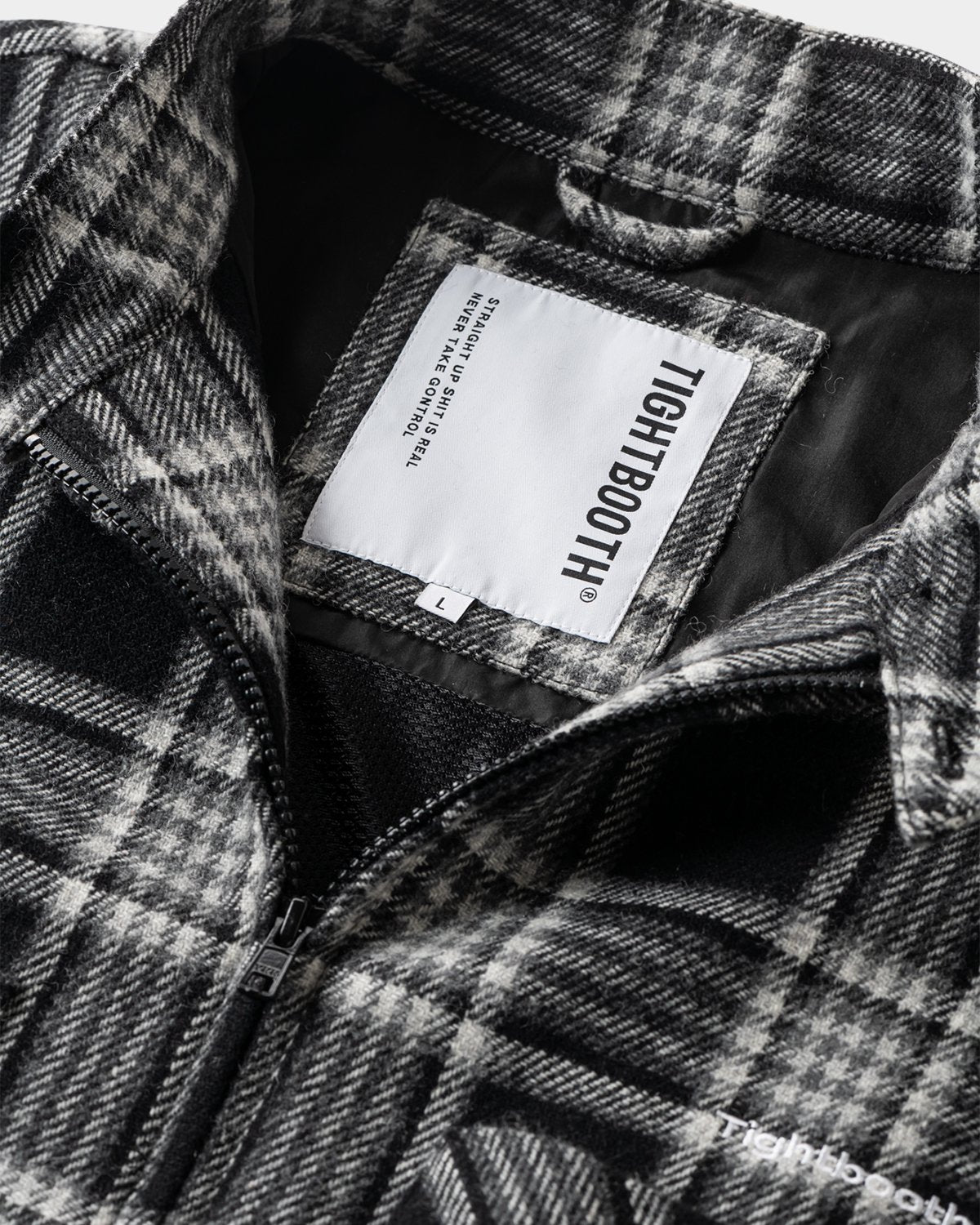 TIGHTBOOTH PLAID FLANNEL SWING TOP