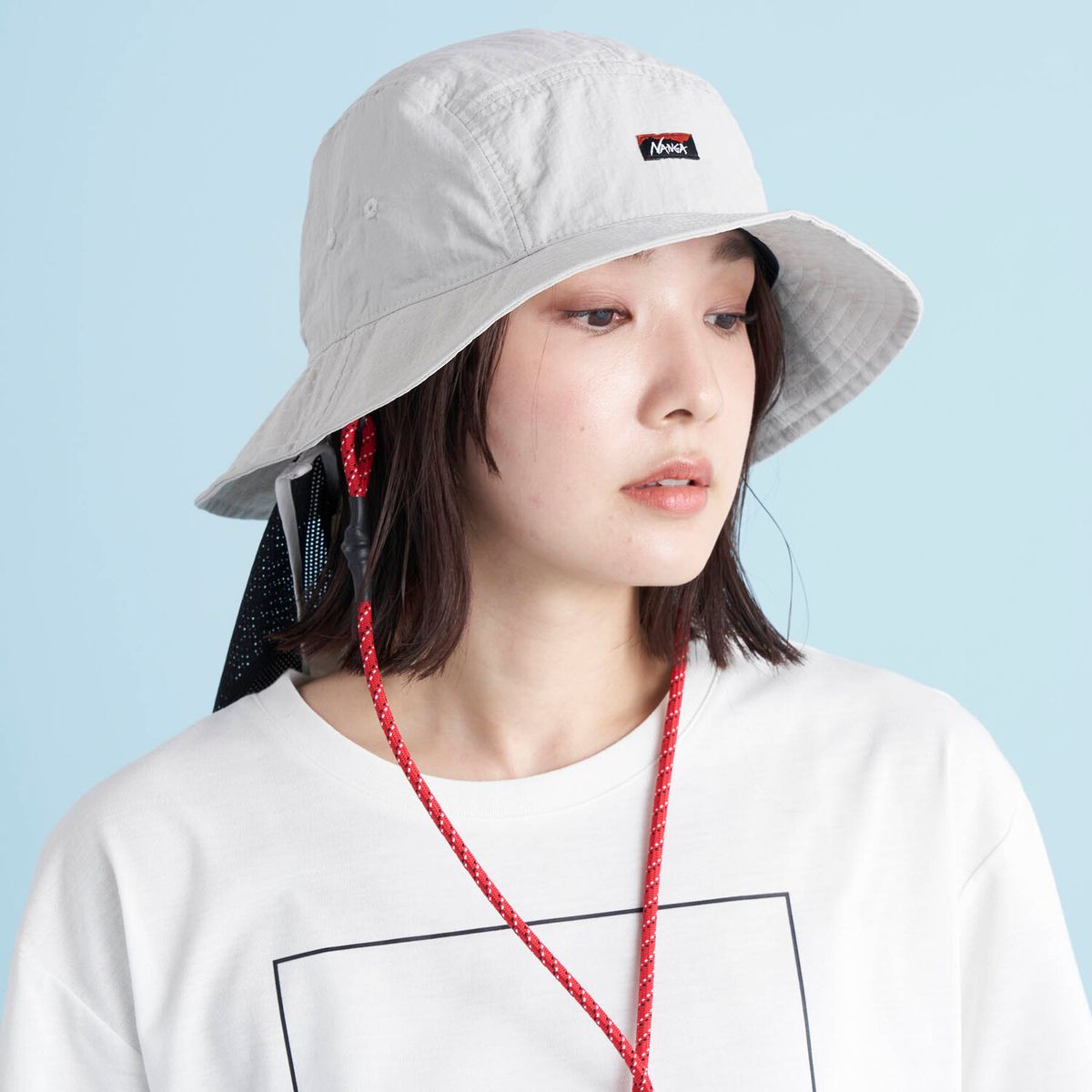 NANGA NYLON TUSSER SUNSHADE HAT