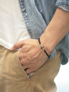 SunKu Antique Beads Bracelet Black x Turquoise LTD-015