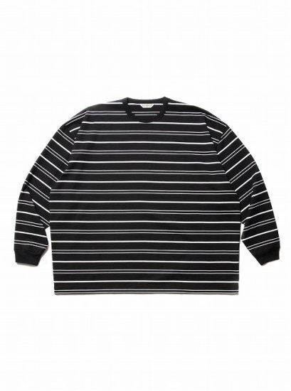 COOTIE PRODUCTIONS Supima Border Oversized L/S Tee