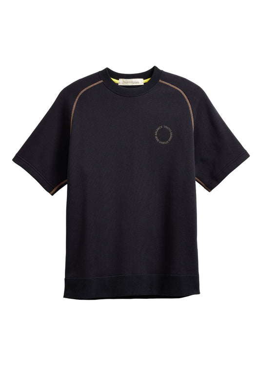 TOKYO DESIGN STUDIO New Balance Cordura Heavy Fleece S/S Crew - BK