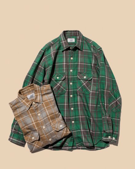 Unlikely Elbow Patch Flannel Work Shirts