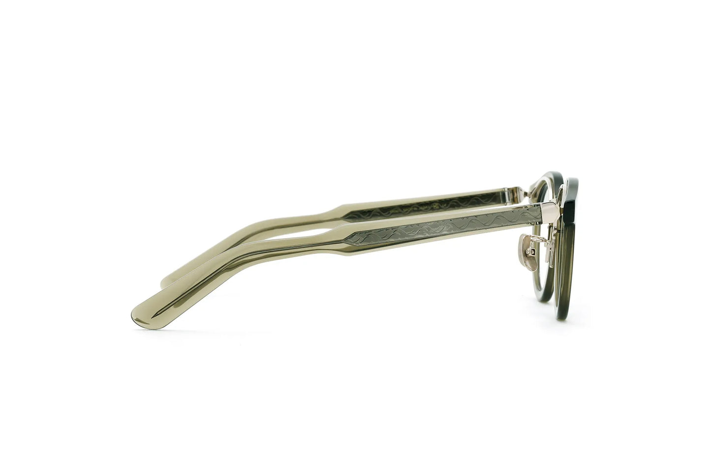 YELLOWS PLUS EYEGLASS FRAME ELTON Grass Green Gold 284