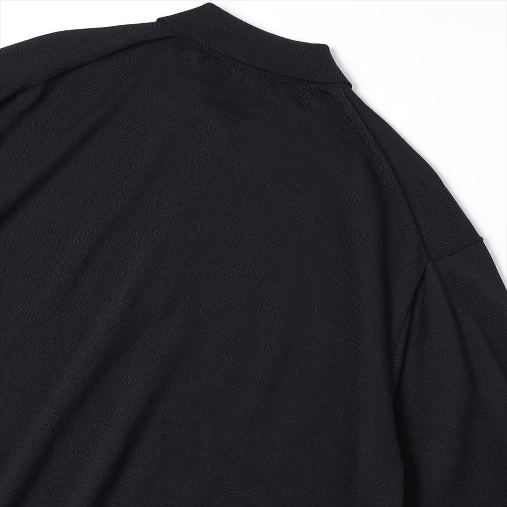 A.PRESSE Wool Knit L/S Polo Shirts
