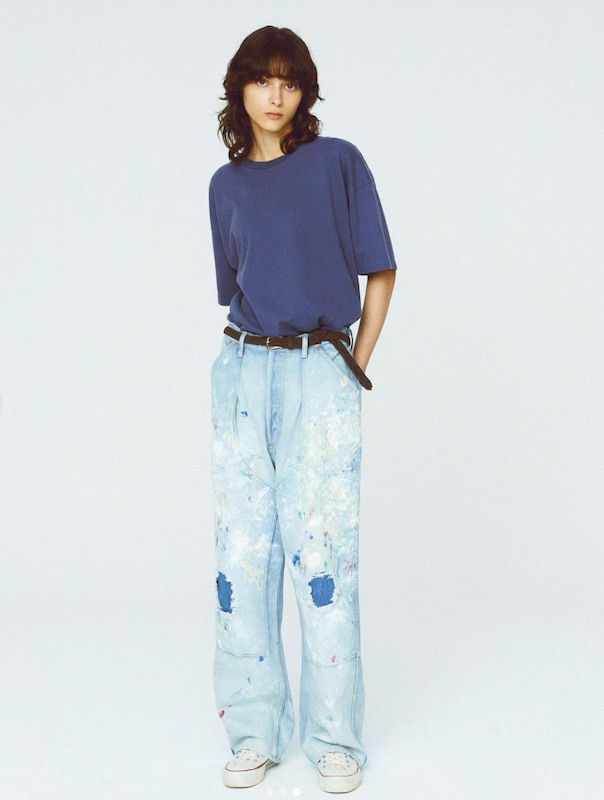 HERILL SPLASH PAINTER PANTS