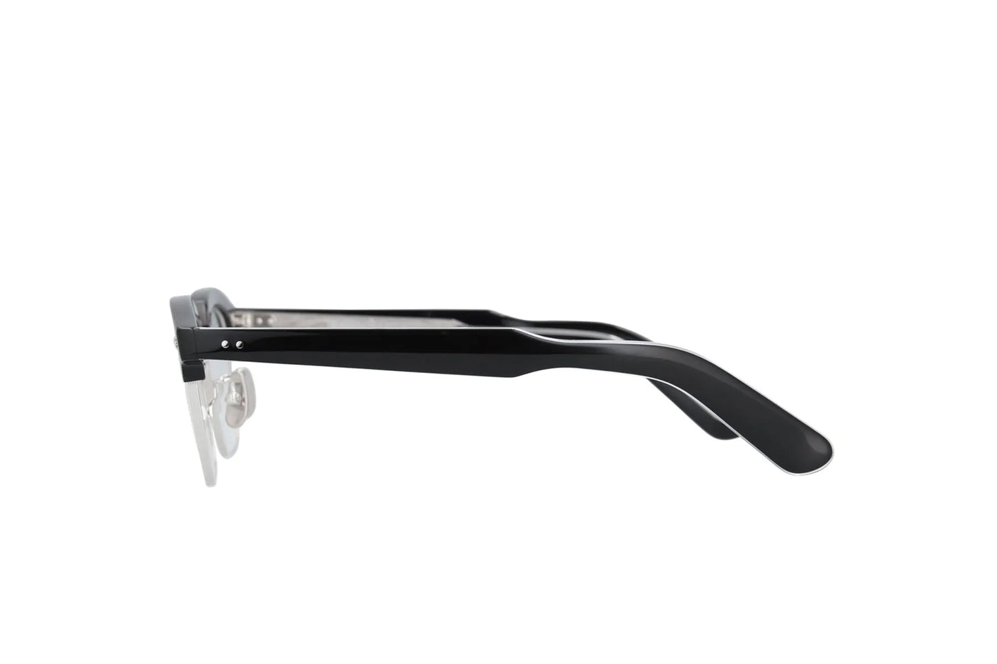 YELLOWS PLUS EYEGLASS FRAME KENRICK Black Silver