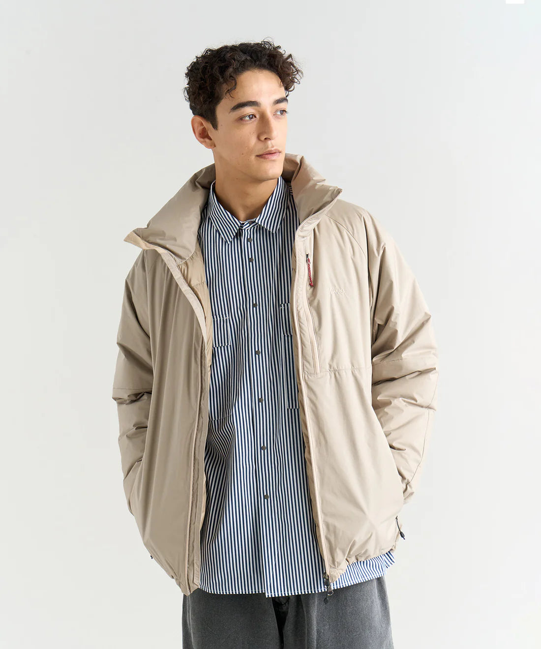 NANGA AURORA TEX STAND COLLAR DOWN JACKET
