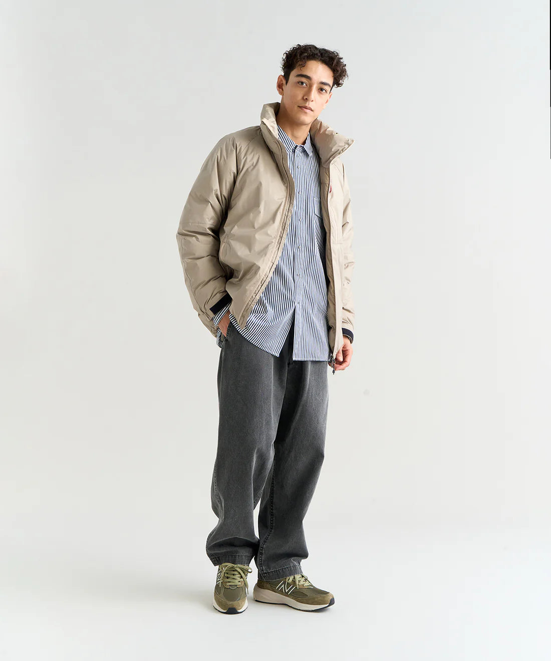 NANGA AURORA TEX STAND COLLAR DOWN JACKET